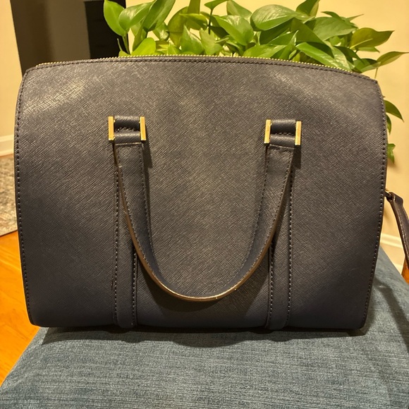 Kate Spade Newberry Lane Cassie large satchel blue - Picture 3 of 8